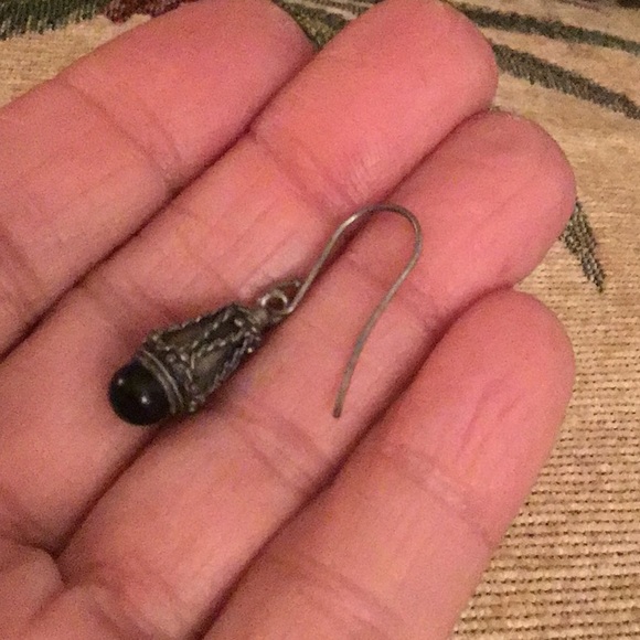 Vintage Glass vintage Bundle single pierced earrings stones beads (3) - Picture 5 of 6